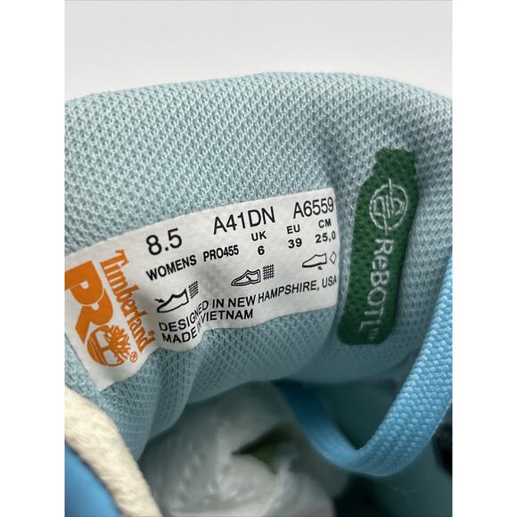 Timberland Day One Safety Work Sneakers, Light Blue, Women's 8.5M - Picture 8 of 9